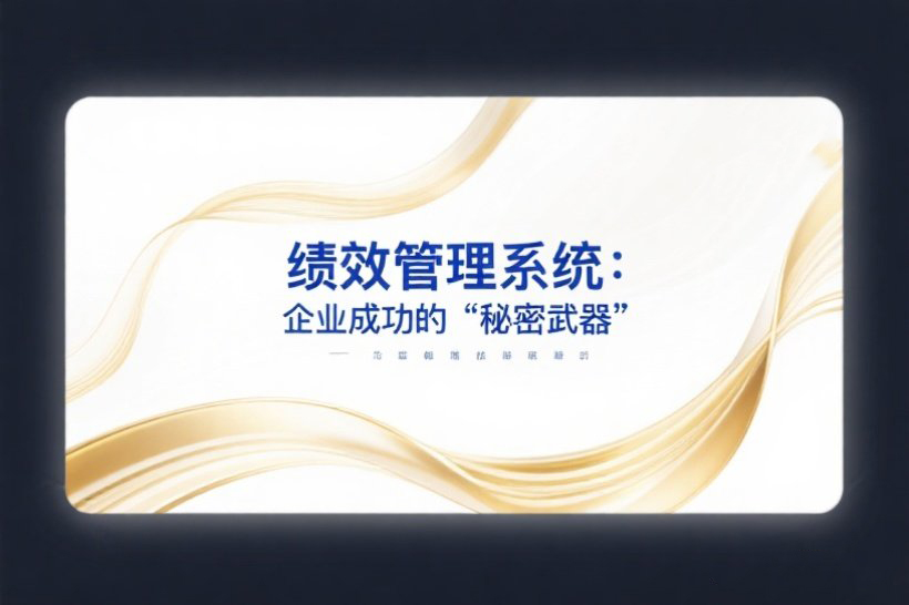 绩效管理系统：企业成功的“秘密武器”